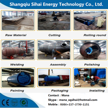 Waste Plastic Cracking Machine in Cooling System